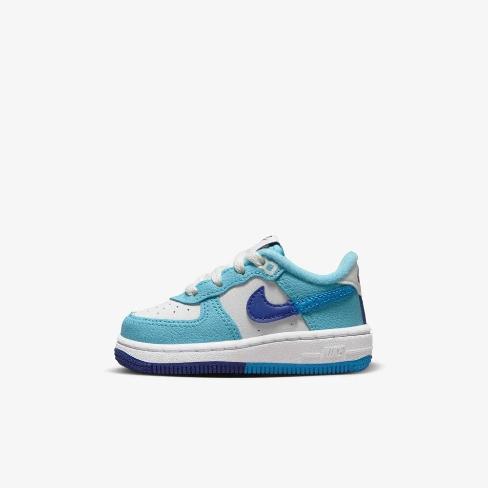 Nike Force 1 LV8 2 DX2165-100 Sneakers Toddler 10C Blue Lifestyle Shoes HTAT1305